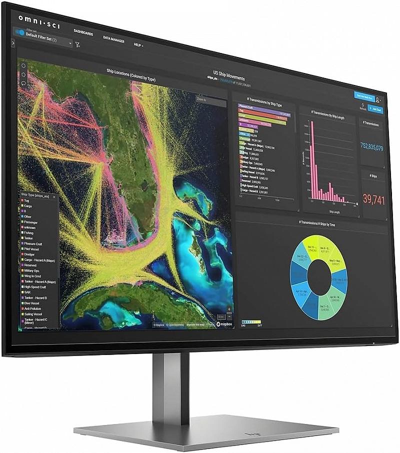 27.0” Monitor HP S5 Pro 527pq/ QHD/ 5ms/ 100Hz/ Black/Silver foto 2