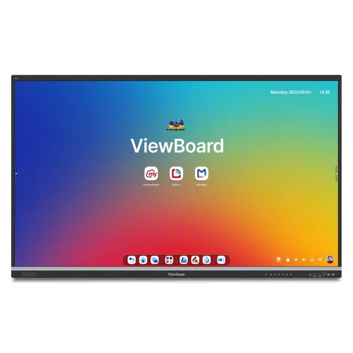 86” Smart interactive display ViewSonic IFP8651 / 4K / 16G RAM / 128GB Storage / Black