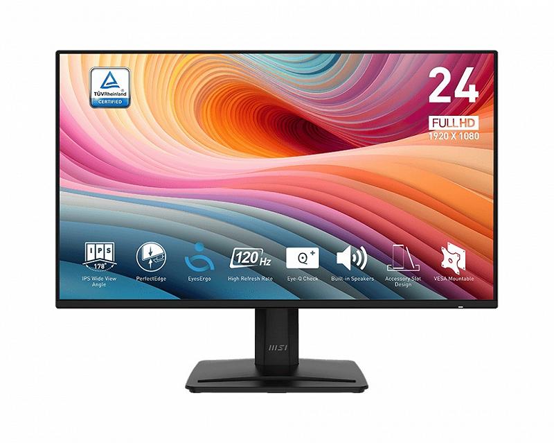 23.8” Monitor MSI PRO MP242A E2/ 1ms/ 120Hz/ Black