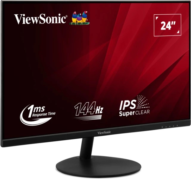 23.8” Monitor VIEWSONIC VA24E2-H / 144Hz/ 1ms / Black foto 2