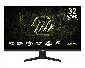 31.5” MSI VA LED MAG 325QF E18V QHD Gaming Blac...