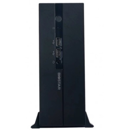 Mini PC Biostar MP-J4125 Mini PRO, Intel Celeron J4125, 8GB RAM, SSD 512GB, Mini Desktop Office, Multimedia, Compact Black