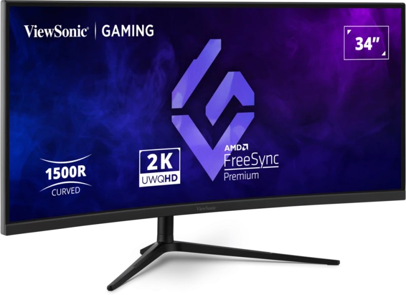 34” Monitor Gaming VIEWSONIC VX3418C-2K / 2K / Curved / 1ms / 180Hz / Black foto 2