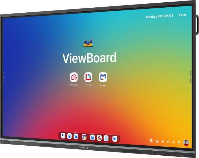 86” Smart interactive display ViewSonic IFP8651-4C / 4K / 16GB RAM /  128GB Storage foto 3