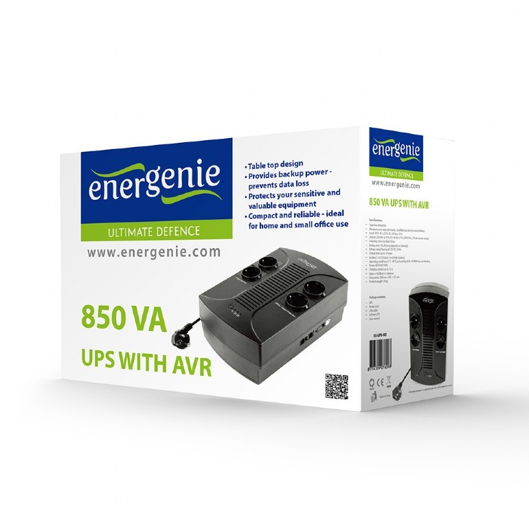 Gembird EnerGenie EG-UPS-002, 850VA / 510W, UPS...