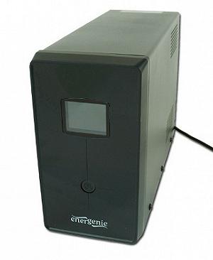 Gembird EnerGenie EG-UPS-033, LCD display, 1200...