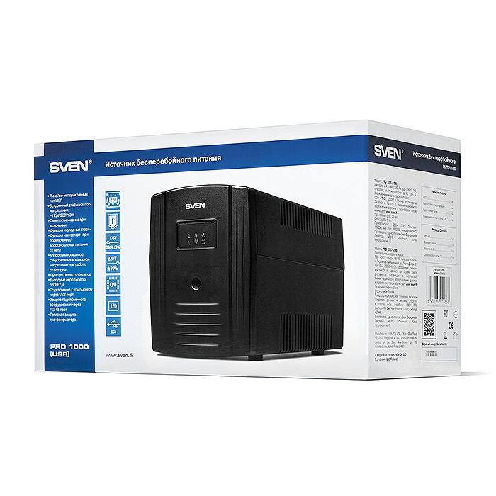 SVEN Pro 1000 (USB), Line-interactive UPS with ...