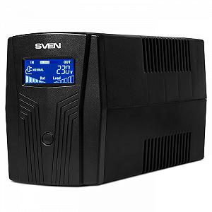 SVEN Pro 650 (LCD,USB), Line-interactive UPS wi...