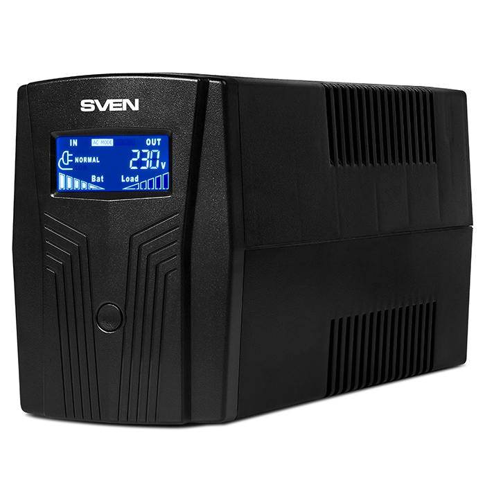 SVEN Pro 650 (LCD,USB), Line-interactive UPS wi...