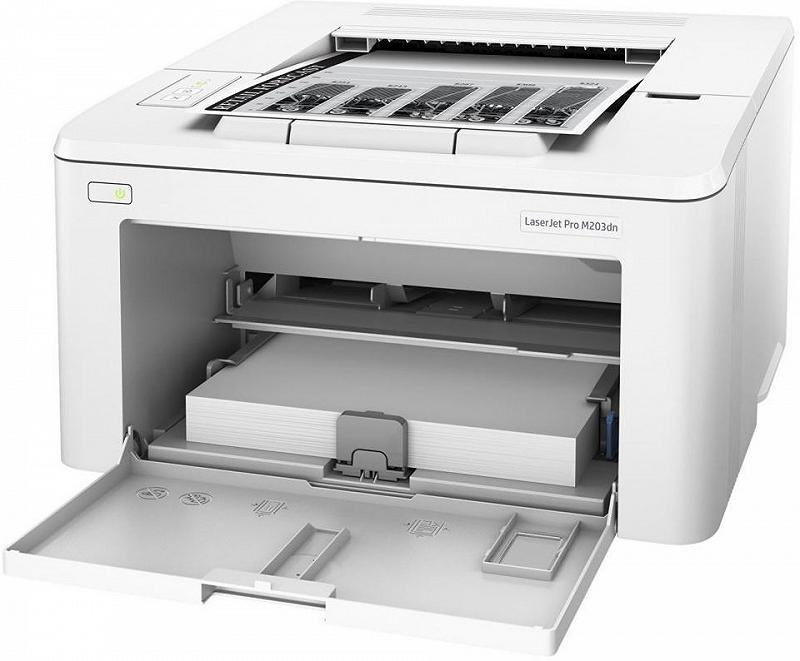 Printer HP LaserJet Pro M203dn, White,  A4, 120...