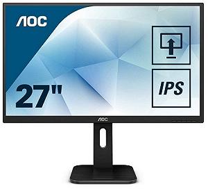 27.0" AOC IPS LED 27P1 Black (5ms, 80M:1, 250cd...