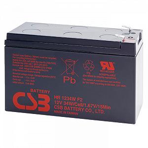 CSB Battery 12V 9AH, HR 1234W F2, 3-5 Years Lif...