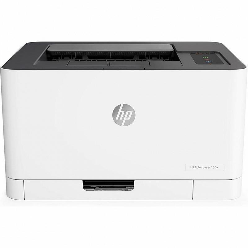 Printer HP Color LaserJet 150a, White, Up to 18...