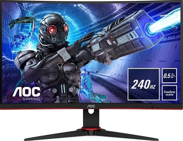 27.0" AOC VA LED C27G2ZU/BK Curved Black (0.5ms...