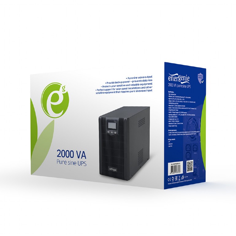 Gembird EnerGenie EG-UPS-PS2000-01, Llne intera...