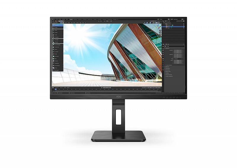 27.0" AOC IPS LED Q27P2Q QHD Display Black (4ms...