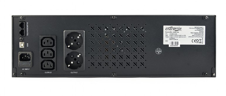 Gembird Rack/Tower 3.4U UPS UPS-RACK-1200, 1200...