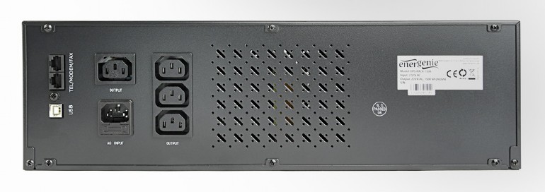 Gembird Rack/Tower 3.4U UPS UPS-RACK-1200, 1200...