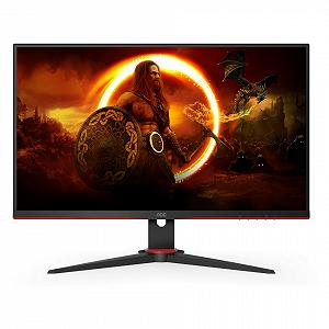 27.0” AOC VA LED Q27G2E/BK Borderless Black/Red...