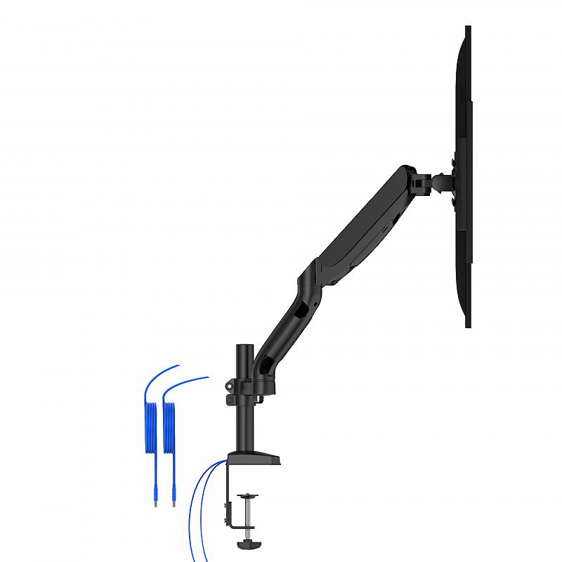 Arm for 2 monitors 13”-31.5” -  AOC AD110DX with integrated USB Hub, Black, USB Hub: USB-C + USB3.0. foto 4