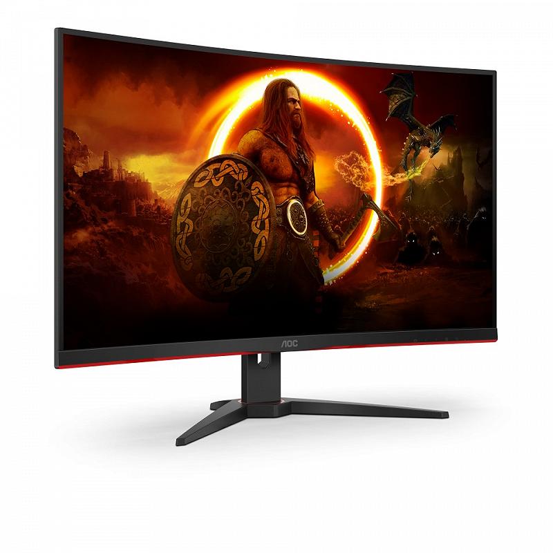 31.5” AOC VA LED CQ32G2SE/BK Curved QHD Black (...