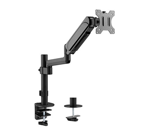 Arm for 1 monitor 17”-32” - Gembird MA-DA1P-01, Adjustable desk display mounting arm, Gas spring 2-.