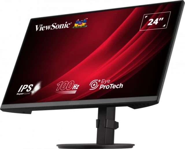 23.8” VIEWSONIC IPS LED VG2408A  Borderless Bla...