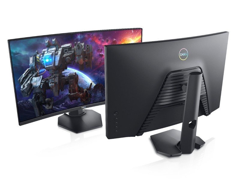 27.0” DELL VA LED S2721HGF Gaming Curved Black ...