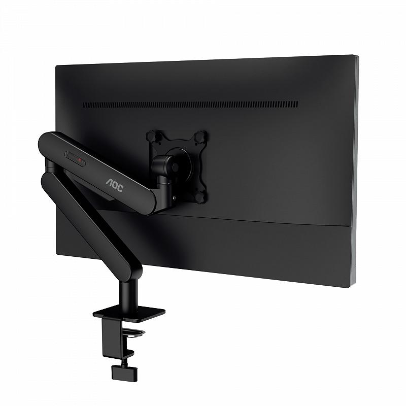 Arm for 1 monitors 17”-34” -  AOC AM400B Black, Desk Clamp/Grommet, Aluminum structure, Mechanical . foto 5