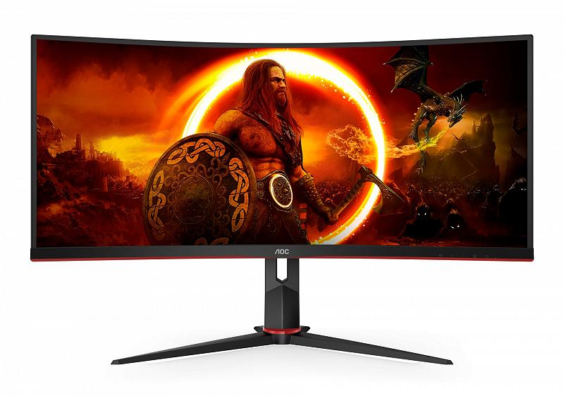 34.0” AOC VA LED CU34G2XP/BK Curved Black (1ms,...