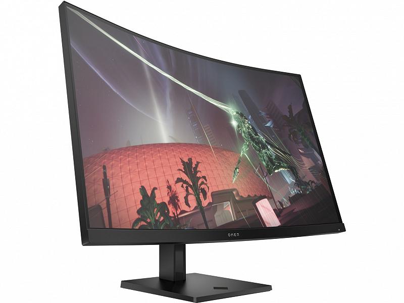 31.5” HP VA LED Omen 32c Curved QHD Gaming Blac...