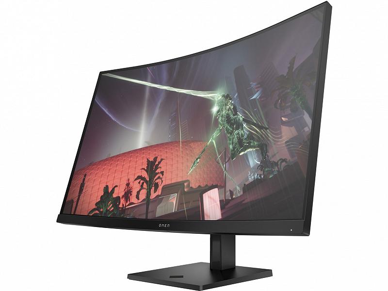 31.5” HP VA LED Omen 32c Curved QHD Gaming Blac...