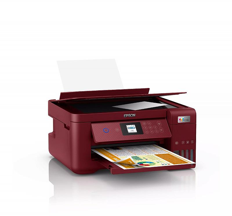 MFD cu CISS Epson EcoTank L4267 / A4 / Wi-Fi / Duplex / Red foto 3