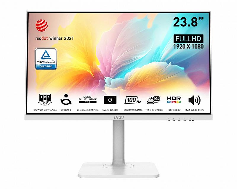 23.8” MSI IPS LED Modern MD2412PW White (1ms, 1...