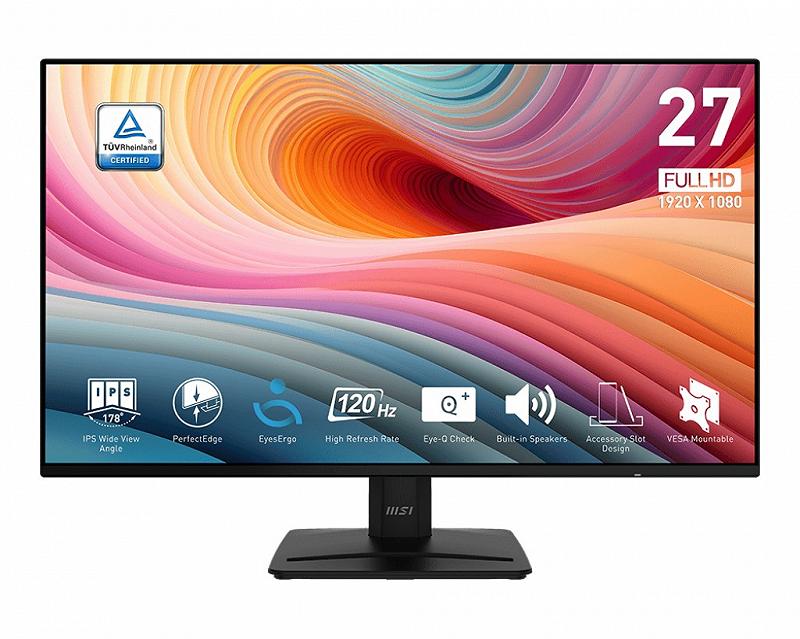 27.0” Monitor MSI PRO MP271A E2/ 1ms/ 120Hz/ Black