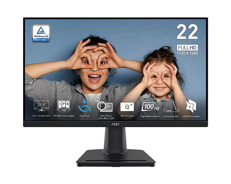 21.5” Monitor MSI PRO MP225/ 100Hz/ Black