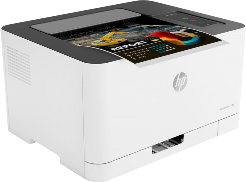Printer HP Color LaserJet 150a, White, Up to 18...